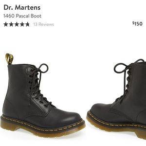Dr. Martens 1460 Pascal Boot - Size 7 - Black